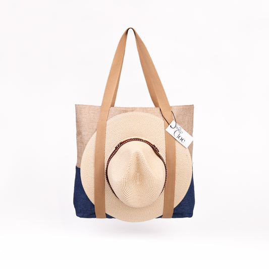Luxury Mesh Bag Blue Bottom